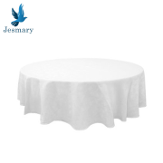 KHĂN TRẢI BÀN VẢI THUN TRẮNG MỀM MỊN, ÍT NHẮN, IN LOGO THEO YÊU CẦU